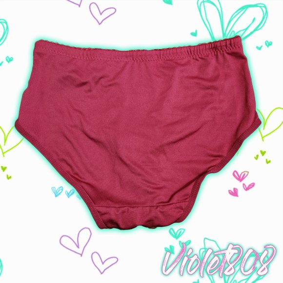 [S] Red Silky Floral Lace Mesh Hipster Panty - Picture 2 of 3